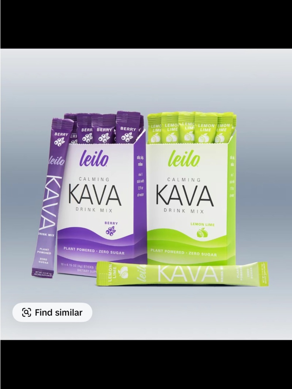 Leilo Calming Kava Drink Mix – Berry | Alcohol‑Free Relaxation Powder | 10 Stick